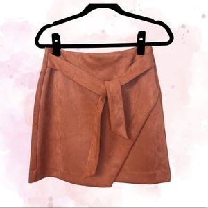Faux Suede Skirt